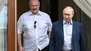 Los presidente de Rusia y Bielorrusia, Vladímir Putin y Aleksander Lukashenko