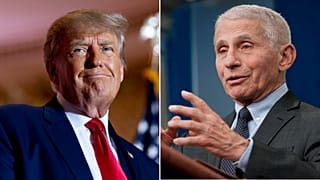 Fake images of Trump embracing Fauci were used in an attack ad by Ron Desantis's campaign