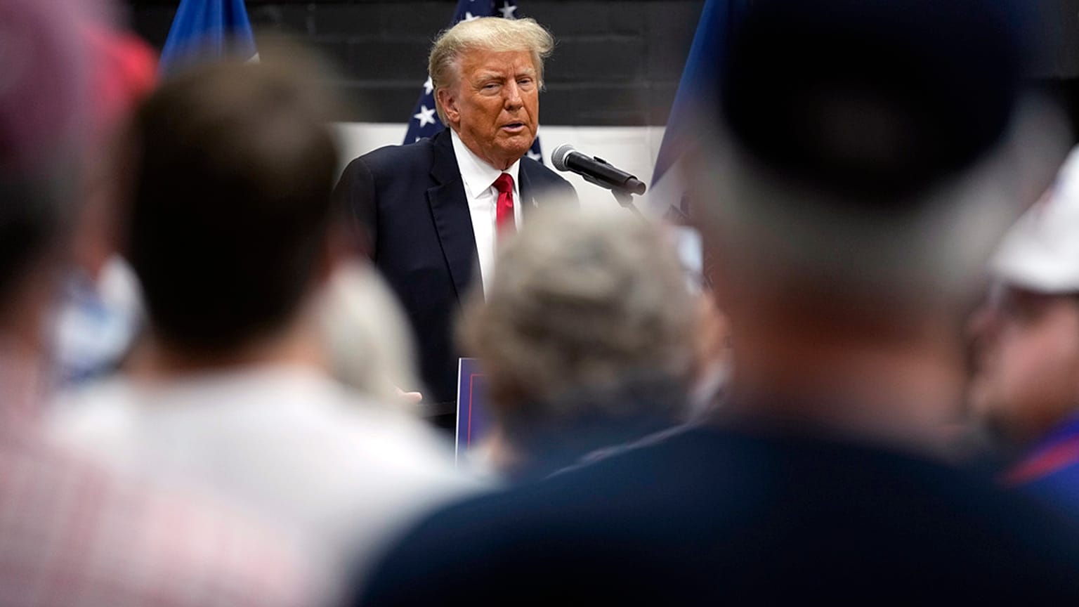 Donald Trump à Des Moines, Iowa, le 1er juin 2023, Etats-Unis