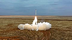 A Russian Iskander-K missile is launched during a military exercise in February 2022.