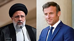 امانوئل ماکرون و ابراهیم رئیسی