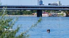 Badende in der Donau (Archivfoto)
