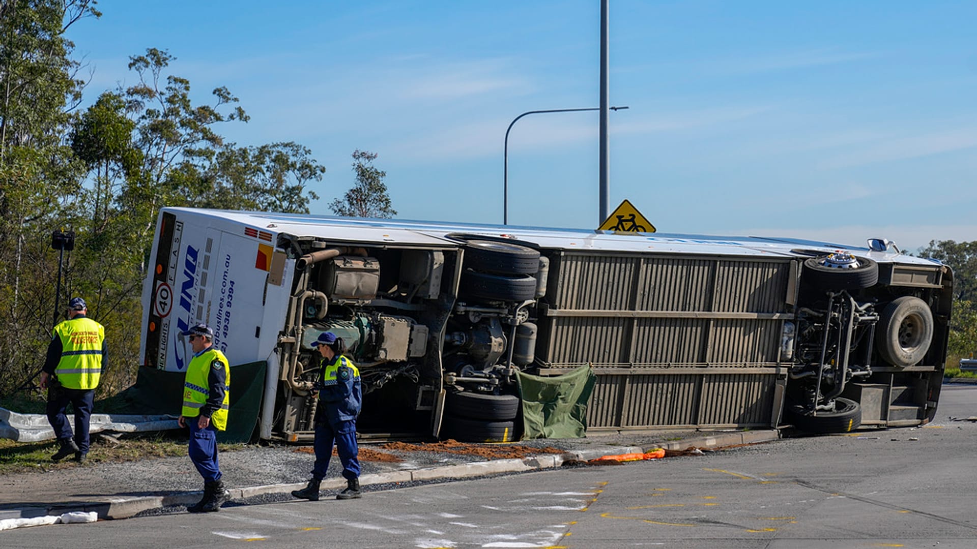 Video. Man charged with dangerous driving in Australia horror bus crash ...