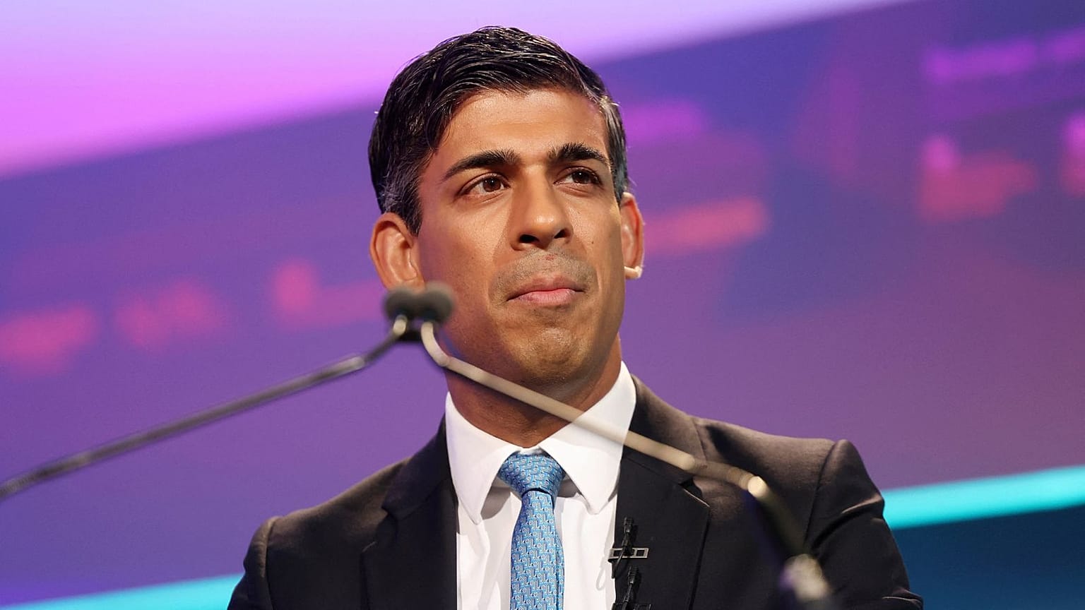 Rishi Sunak speaks at the opening of London Tech Week.
