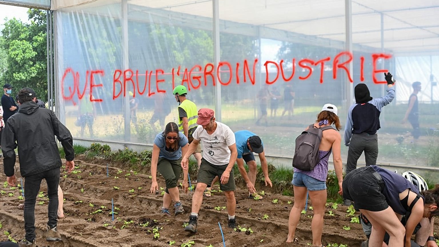 Action écologiste en Loire-Atlantique, le 11 juin 2023