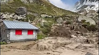 Sárlavina a Fluchthorn-hegységben