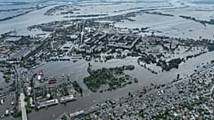 Überflutungen nach der Sprengung des Kachowka-Staudamms