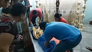 Женщина пришла в себя в гробу