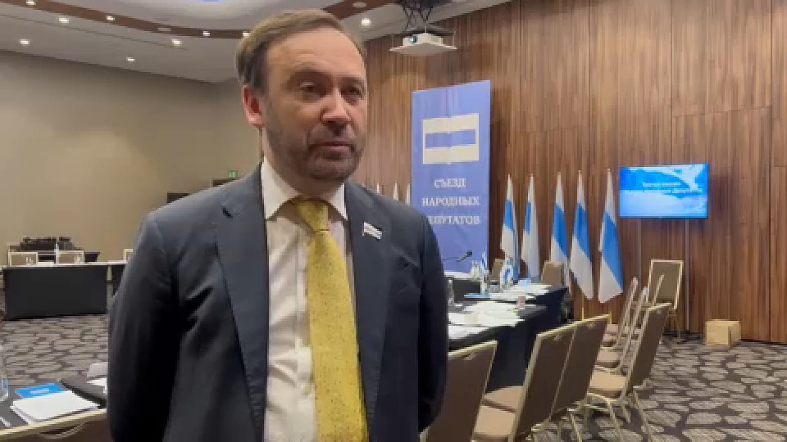 Ilya Ponomarev, uno dei leader del Parlamento russo in Polonia. 