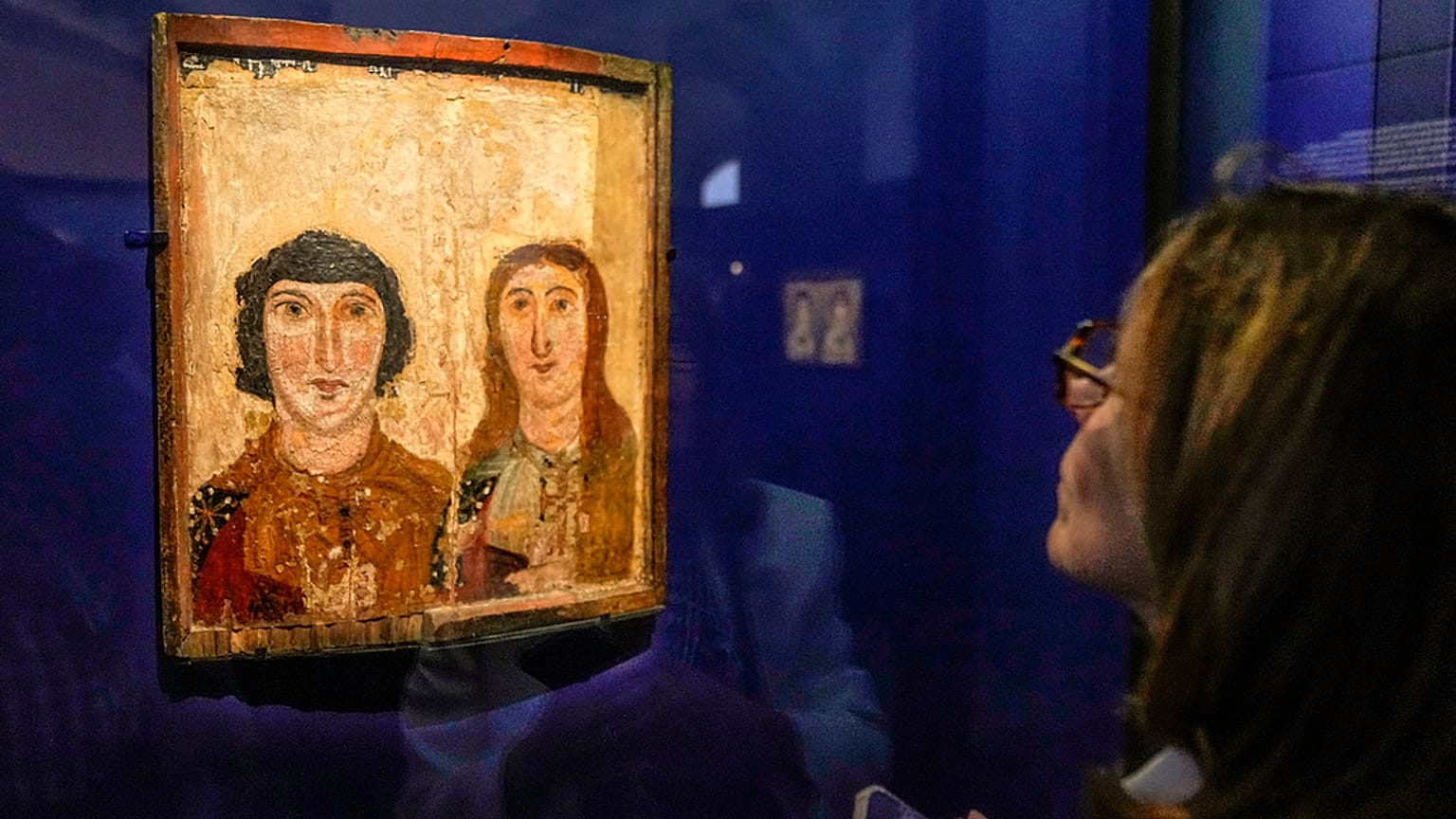 Icon Saint Plato and Saint Glyceria, 6th-7th century, from Saint Catherine's Monastery