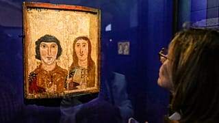 Icon Saint Plato and Saint Glyceria, 6th-7th century, from Saint Catherine's Monastery