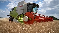 Сбор урожая в Днепропетровской области, Украина, июль 2022 года.