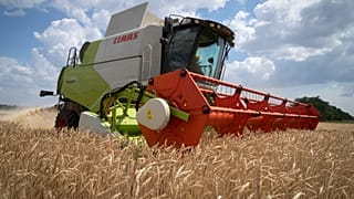 Сбор урожая в Днепропетровской области, Украина, июль 2022 года.