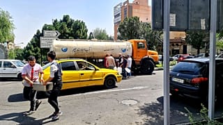 توزیع آب در تهران