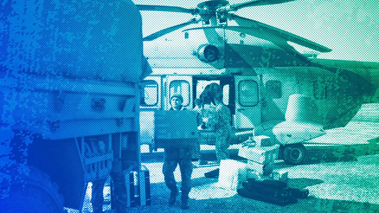 Soldiers unload aid supplies for the survivors of devastating earthquake at the Incirlik airforce base, February 2023