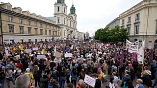 Manifestaton anti-IVG en Pologne