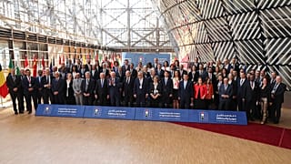 Die Teilnehmer:innen der 7. Brüsseler Konferenz zur Unterstützung der Zukunft Syriens und der Region, Brüssel, 15. Juni 2023.