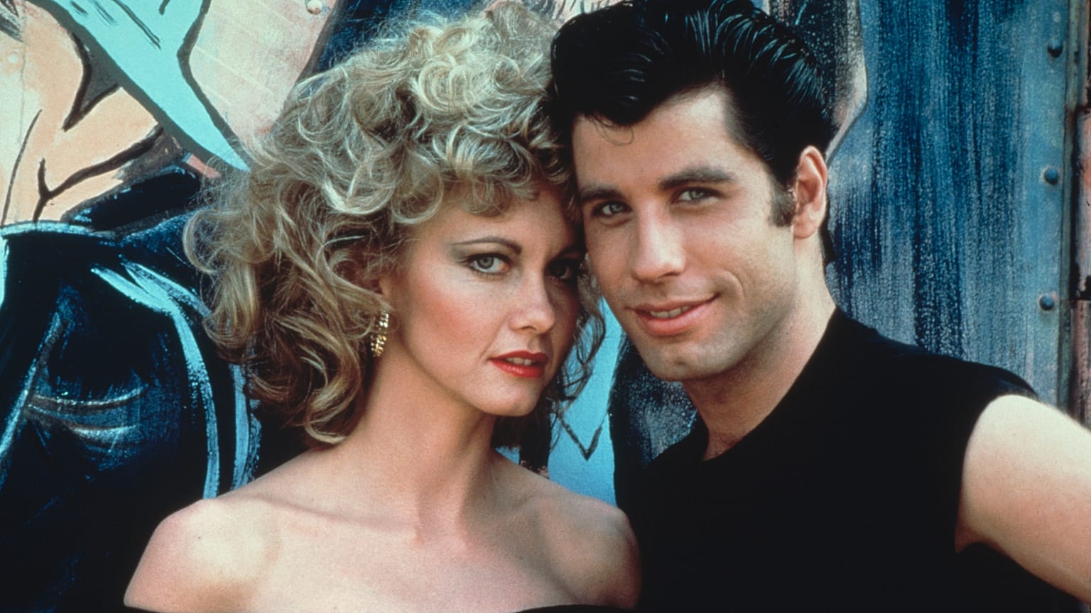 The late Olivia Newton-John and John Travolta in 'Grease'
