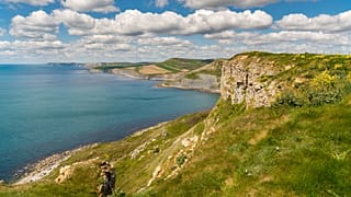 View from Emmetts Hill, Dorset, UK