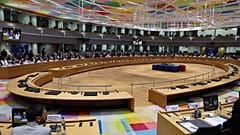Blick in den Sitzungssaal des Europäischen Rats in Brüssel