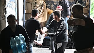 Работа волонтёров в Херсоне, 11 июня 2023 года.