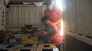 Στην Ουγγρική Υπηρεσία Αρωγής Βαπτιστών έχουν συγκεντρωθεί αρκετοί τόνοι νερού τροφίμων