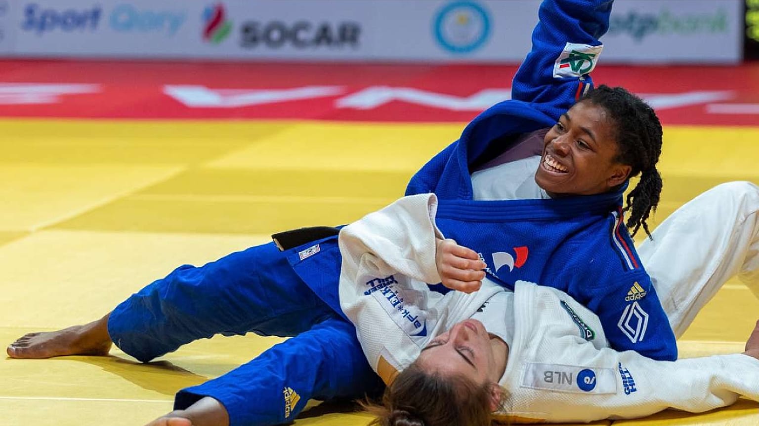 La Française Sarah-Léonie Cysique s'est imposée à Astana, au Kazakhstan, vendredi 16 juin 2023.