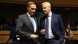 Alman bakan Christian Lindner ve Fransız bakan Bruno Le Maire 
