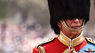 König Charles III. ritt mit bei "Trooping the Coulour"