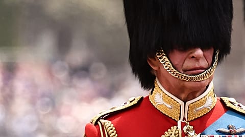 König Charles III. ritt mit bei "Trooping the Coulour"