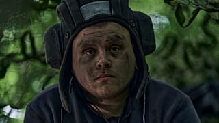 Ein ukrainischer Soldat an der Frontlinie in der Nähe von Bakhmut, Region Donezk, Ukraine, 17. Juni 2023.