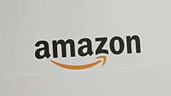 Das Amazon-Logo ist auf der Vivatech-Messe in Paris in Paris, Frankreich, am Mittwoch, 14. Juni 2023, zu sehen. 