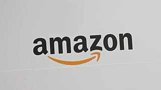 The Amazon logo is seen at the Vivatech show in Paris in Paris, France, Wednesday, June 14, 2023.