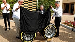Die Pirelli-Unternehmensführung am 25. November 2018 bei einer Präsentation in Abu Dhabi