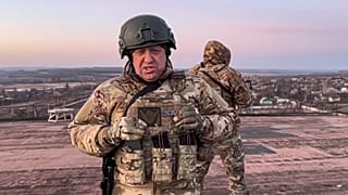 Jevgenyij Prigozsin Wagner-vezér egyik videóüzenete 2023. március 3-án