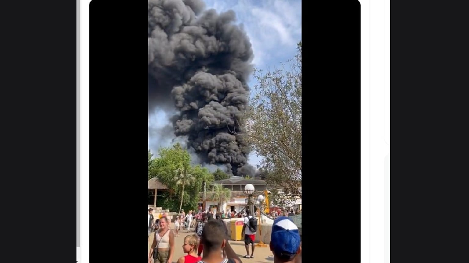 Feuer im Europa-Park Rust