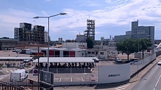 Fábrica da Arkema em Pierre-Bénite