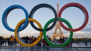 Símbolo do Comité Olímpico Internacional, em Paris