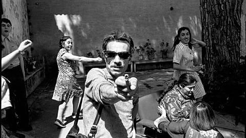 'Theatrical workshop at the Psychiatric Hospital.' Palermo, 1983.