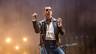 Alex Turner of Arctic Monkeys performs at the Voodoo Music Experience in City Park on Sunday, Oct. 28, 2018, in New Orleans.