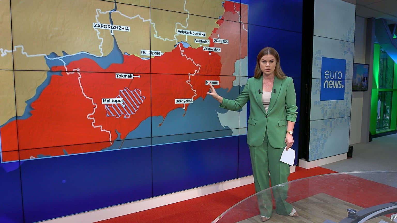 La periodista Sacha Vakulina informa de los avances ucranianos en territorio controlado por Rusia
