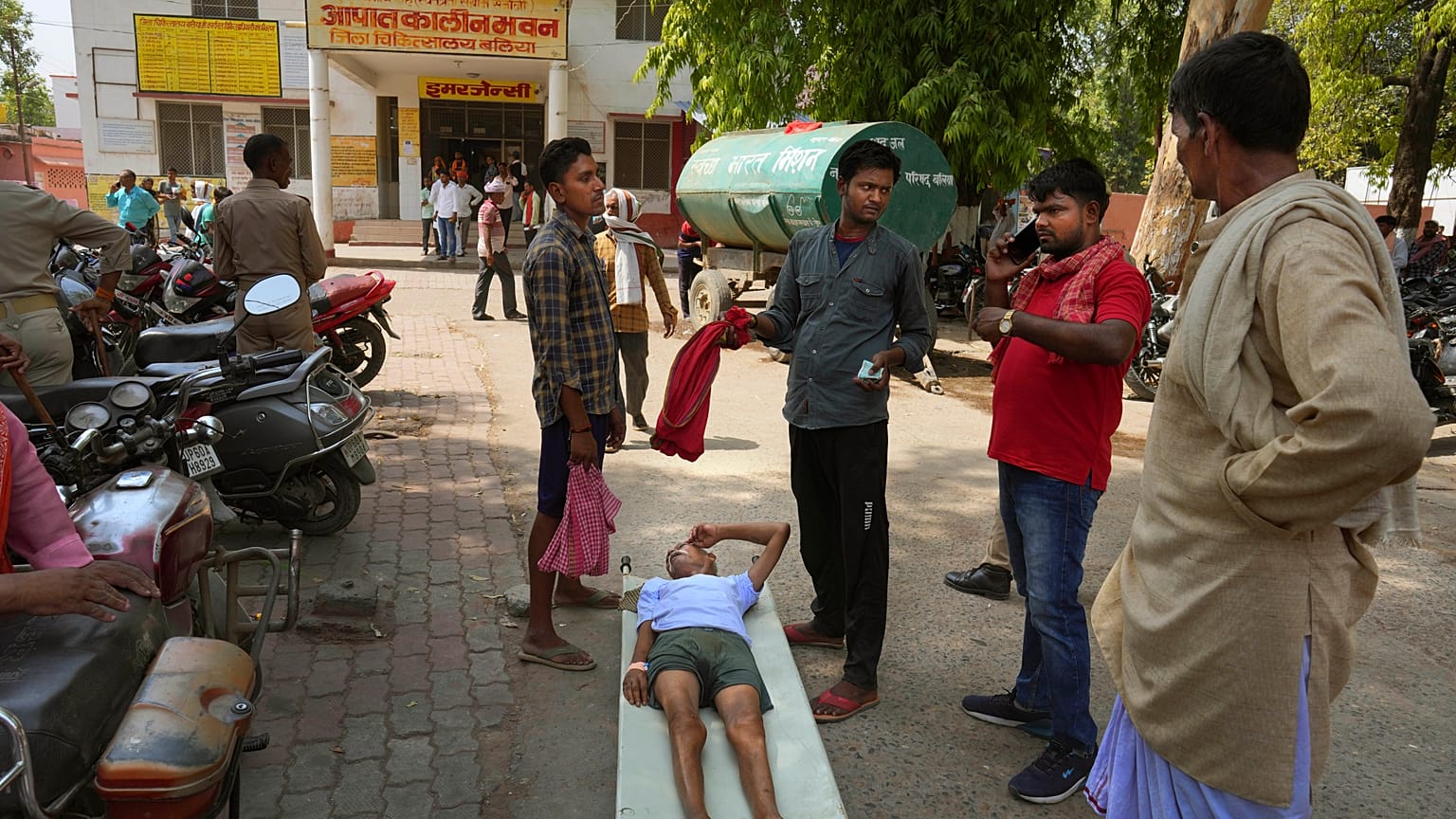 Hospitals are overwhelmed and morgues filled to capacity.