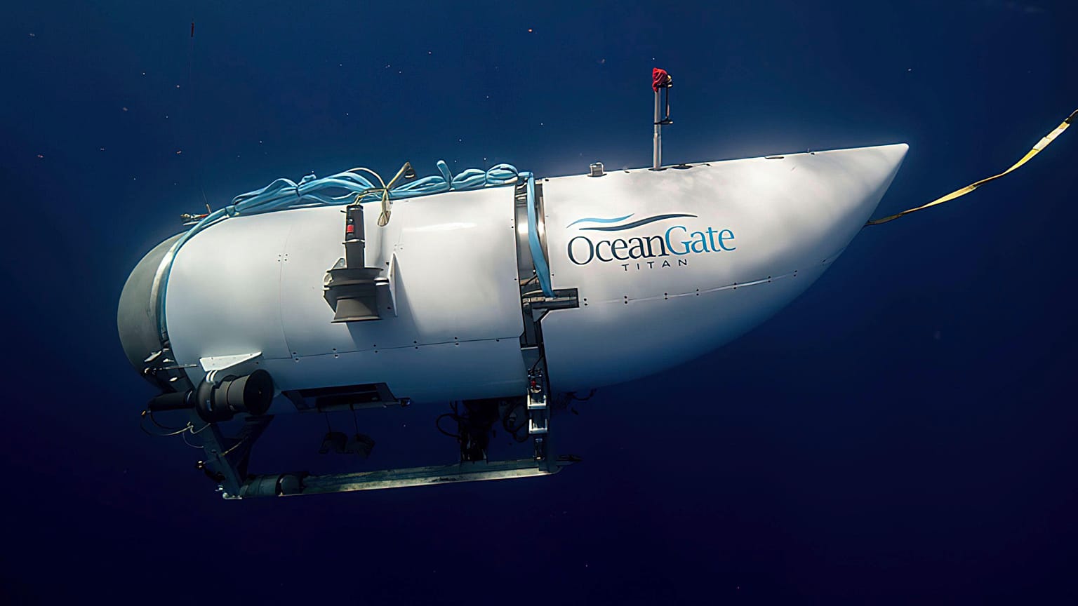 Foto de arquivo do submarino "Titan", que desapareceu a caminho dos destroços do Titanic