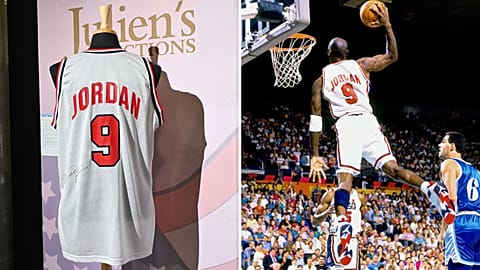 Michael Jordan's 1992 'Dream Team' jersey goes on auction