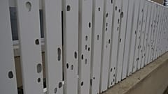 Les dégâts de la grêle à Preuilly, France, le 20 juin 2023