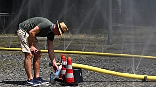 Temperaturen von bis zu 38 Grad Celsius