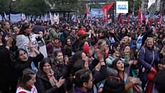 Demonstranten im Norden Argeniniens