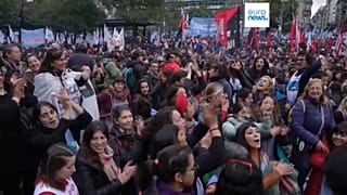 Demonstranten im Norden Argeniniens