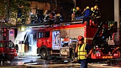 Rettungskräfte im Einsatz