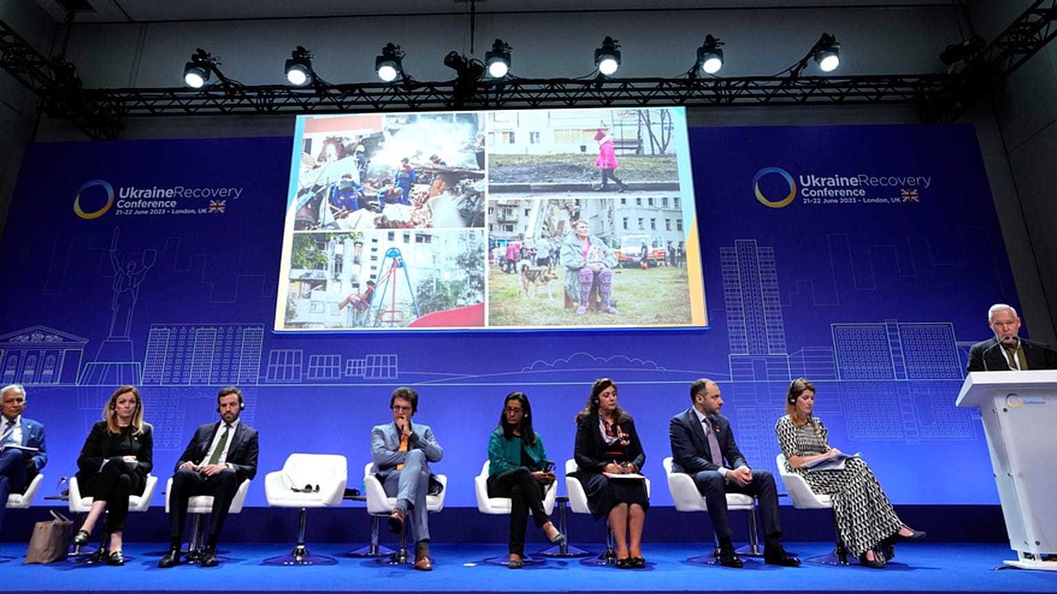 Conférence sur la reconstruction de l'Ukraine, Londres, le 22 juin 2023
